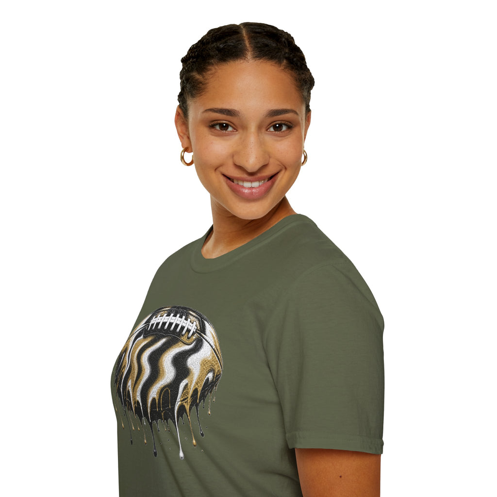 Vanderbilt Commodores Drip Football T-Shirt