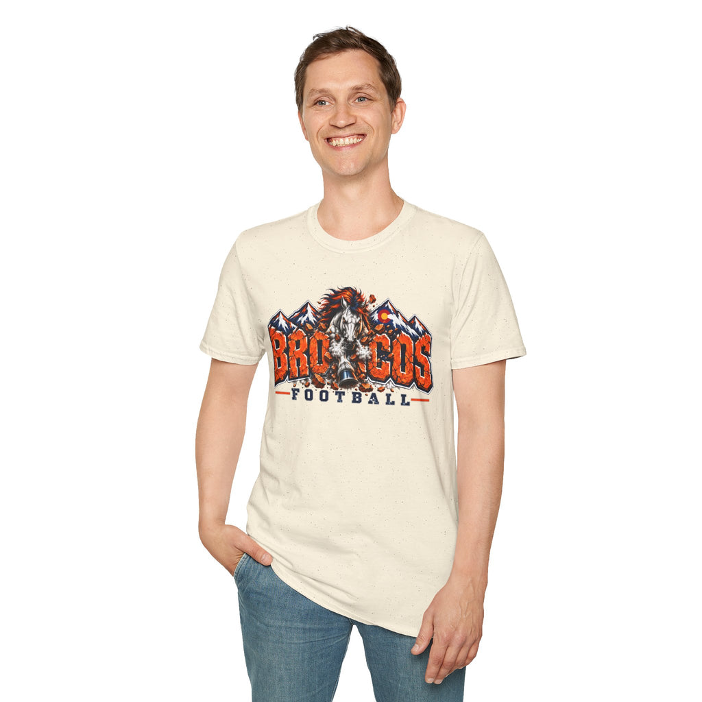 Broncos Football Mountain T-Shirt (V5)