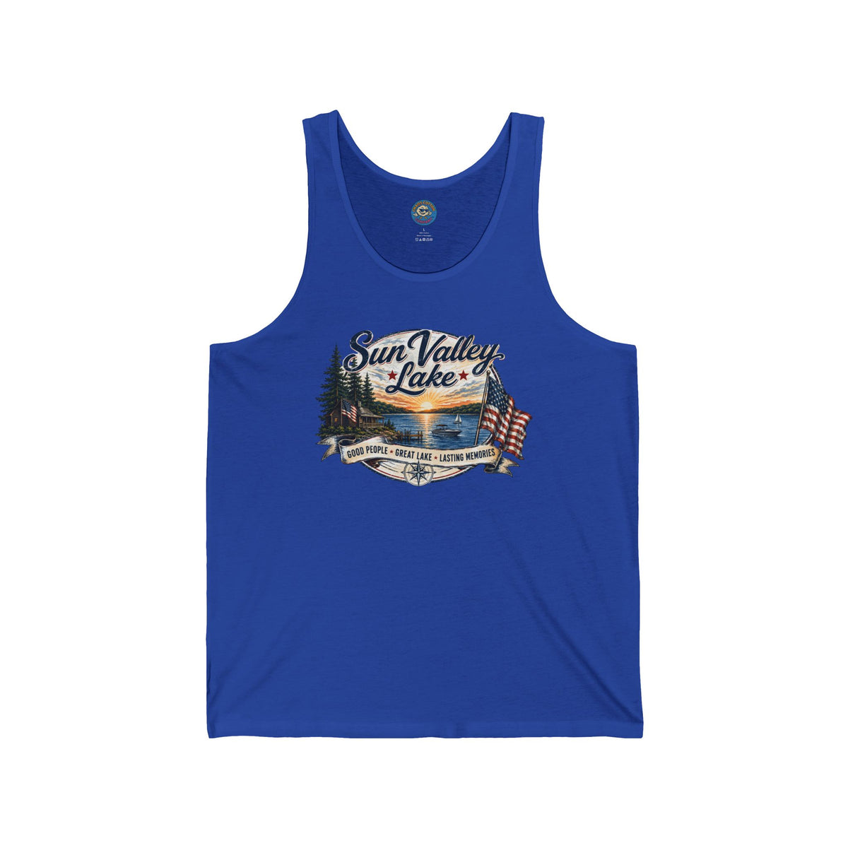 Sun Valley Lake Unisex Tank Top