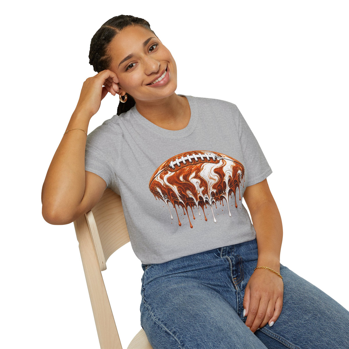 Texas Longhorns Drip Football T-Shirt