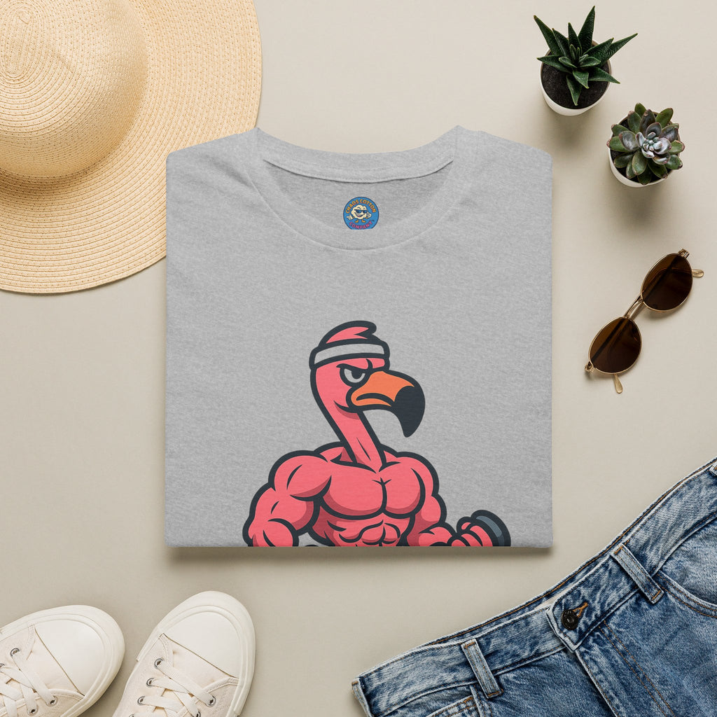 Skipping Leg Day Flamingo T-Shirt