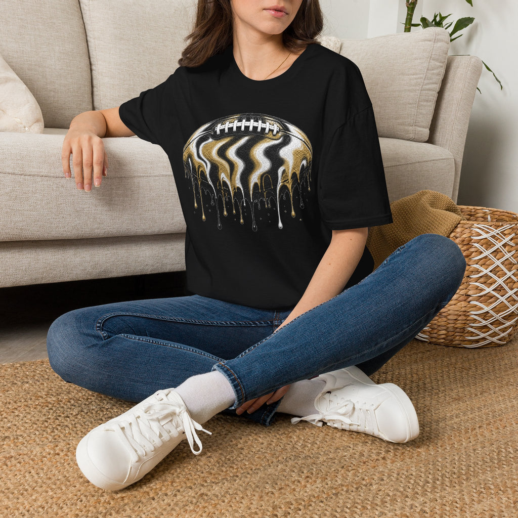Vanderbilt Commodores Drip Football T-Shirt