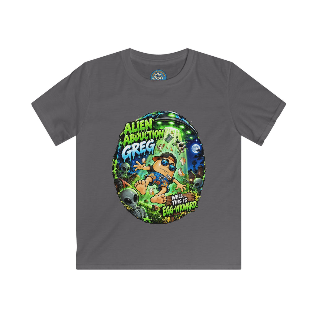 Greg the Egg "Alien Abduction" Kids T-Shirt
