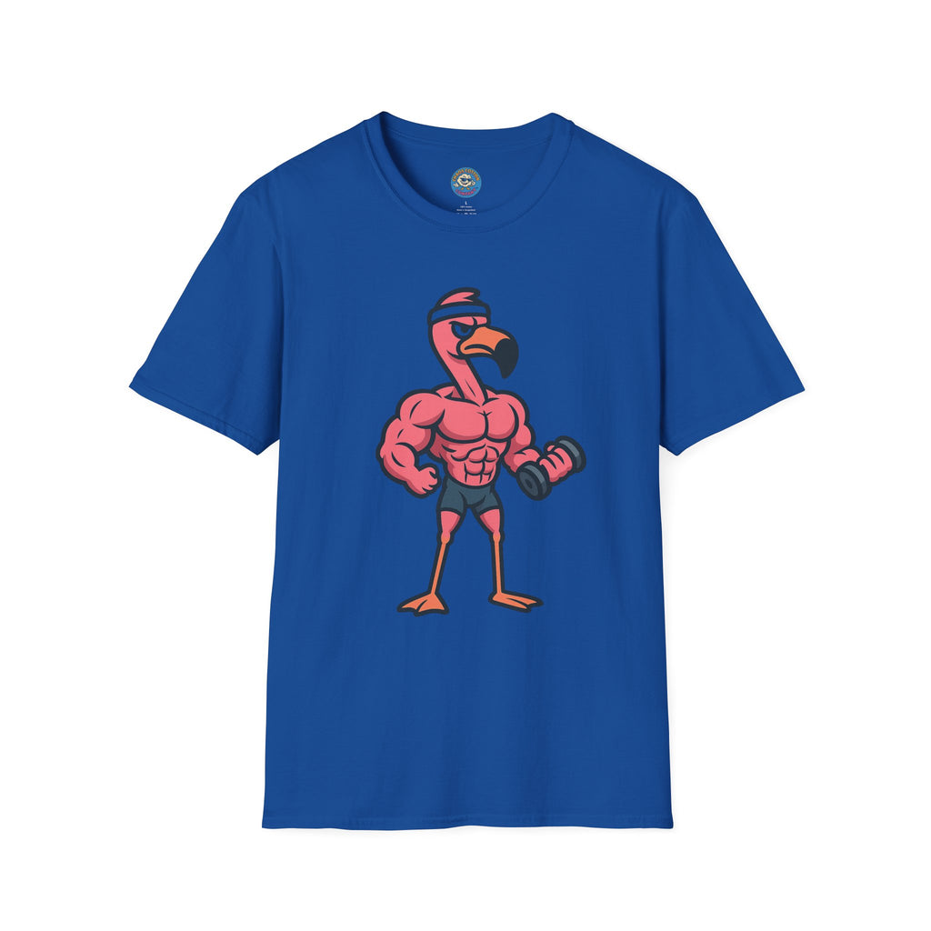 Skipping Leg Day Flamingo T-Shirt