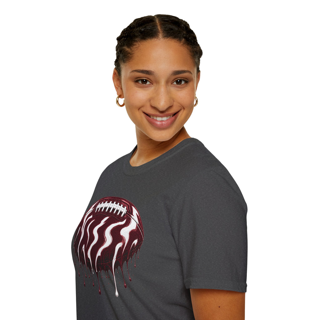 Texas A&M Aggies Drip Football T-Shirt