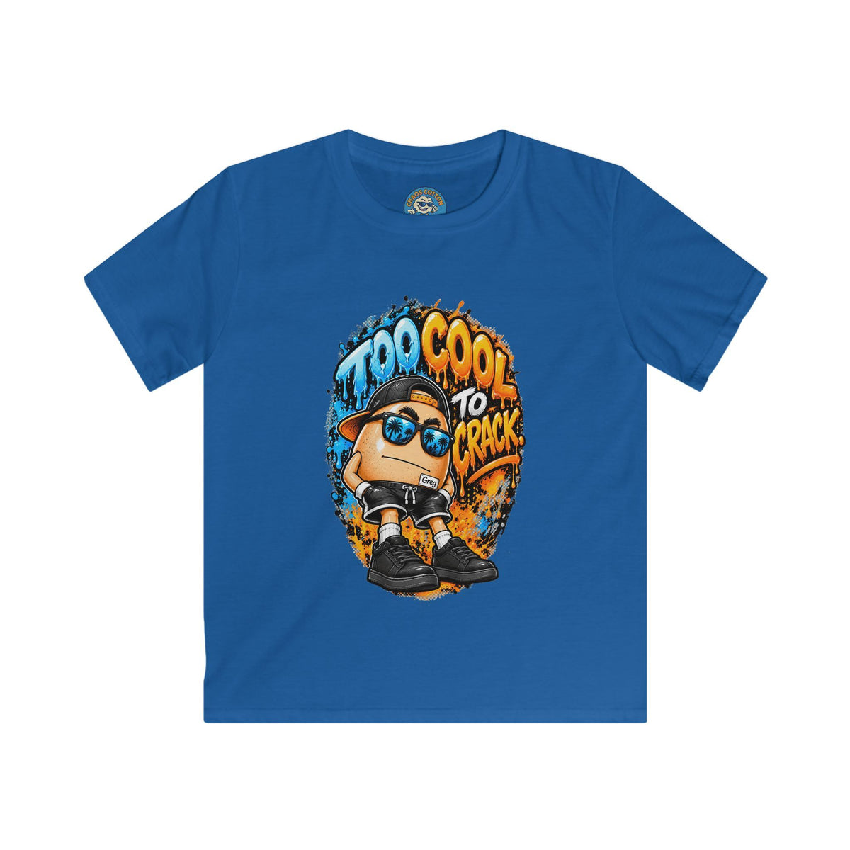Greg the Egg " Too Cool to Crack" Kids T-Shirt