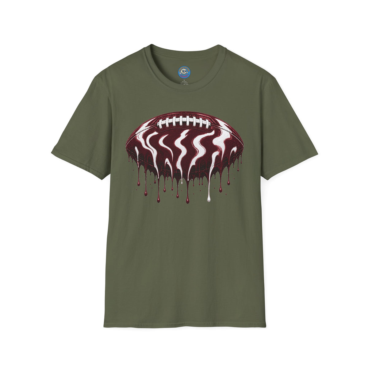 Texas A&M Aggies Drip Football T-Shirt