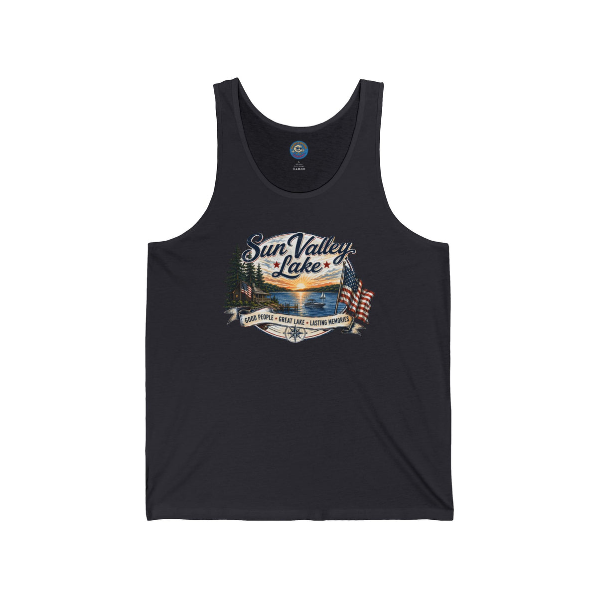 Sun Valley Lake Unisex Tank Top