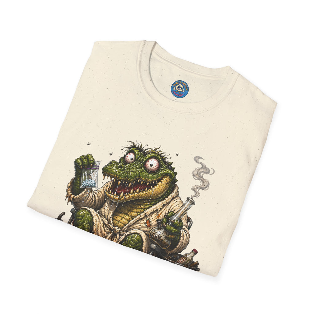 Gator Monster Smoking Pipe T-Shirt