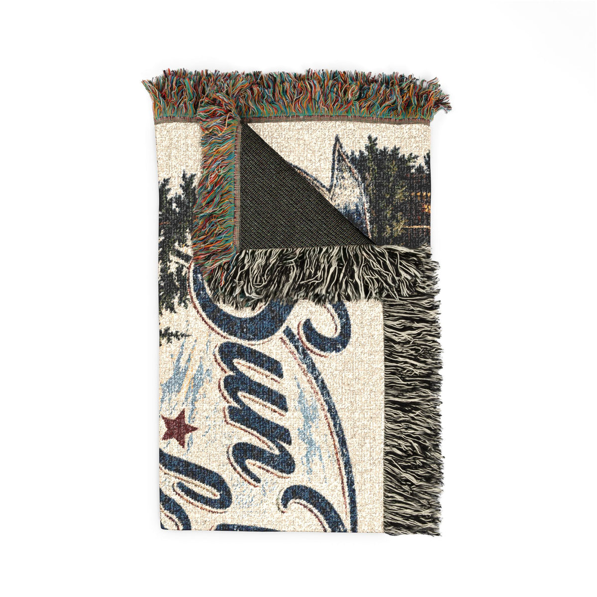Sun Valley Lake Woven Throw Blanket