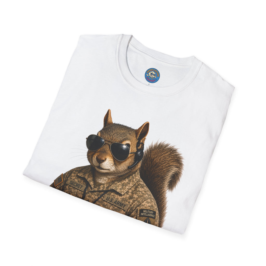 Secret Squirrel Military Intelligence Funny Tactical Squirrel Graphic