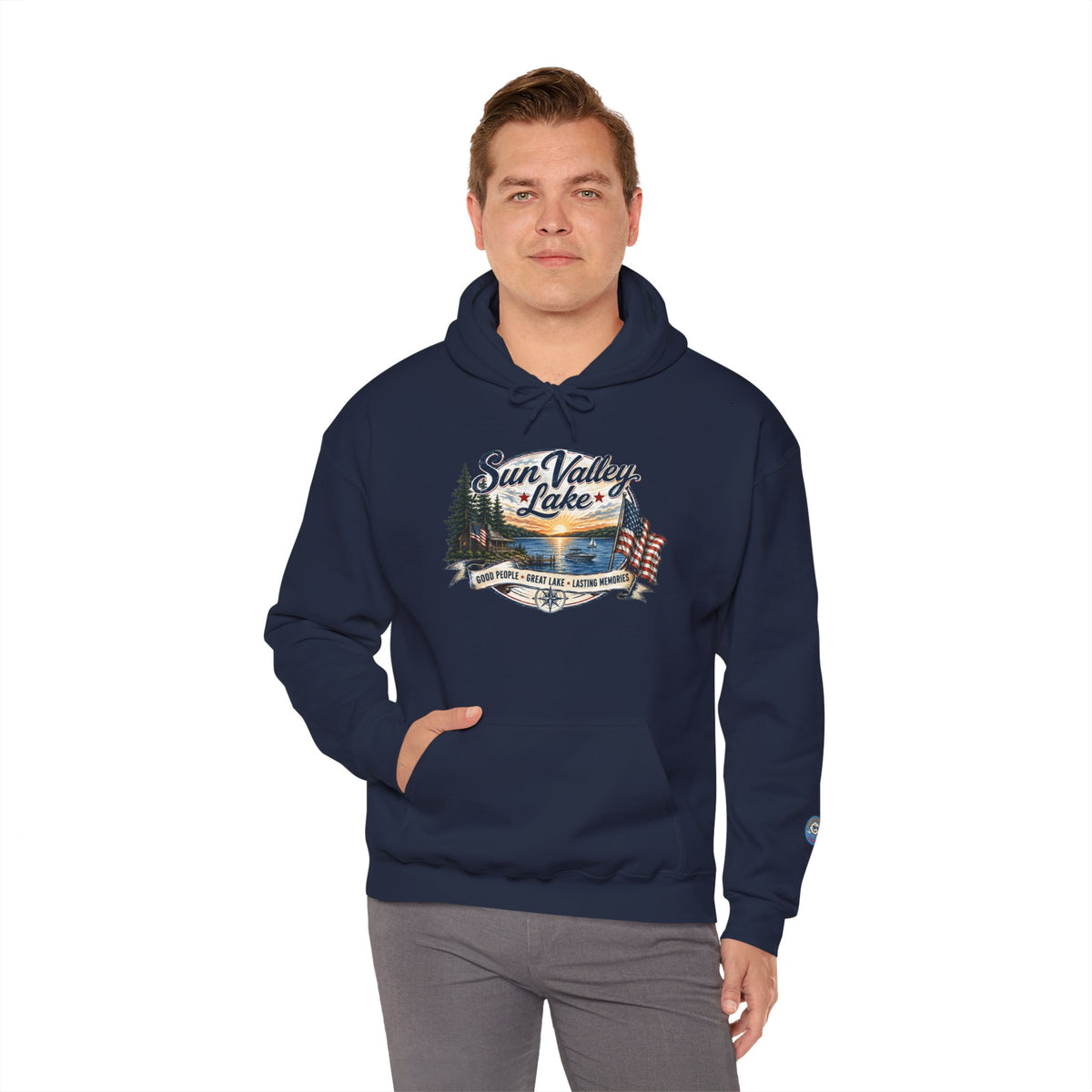 Sun Valley Lake Unisex Hoodie