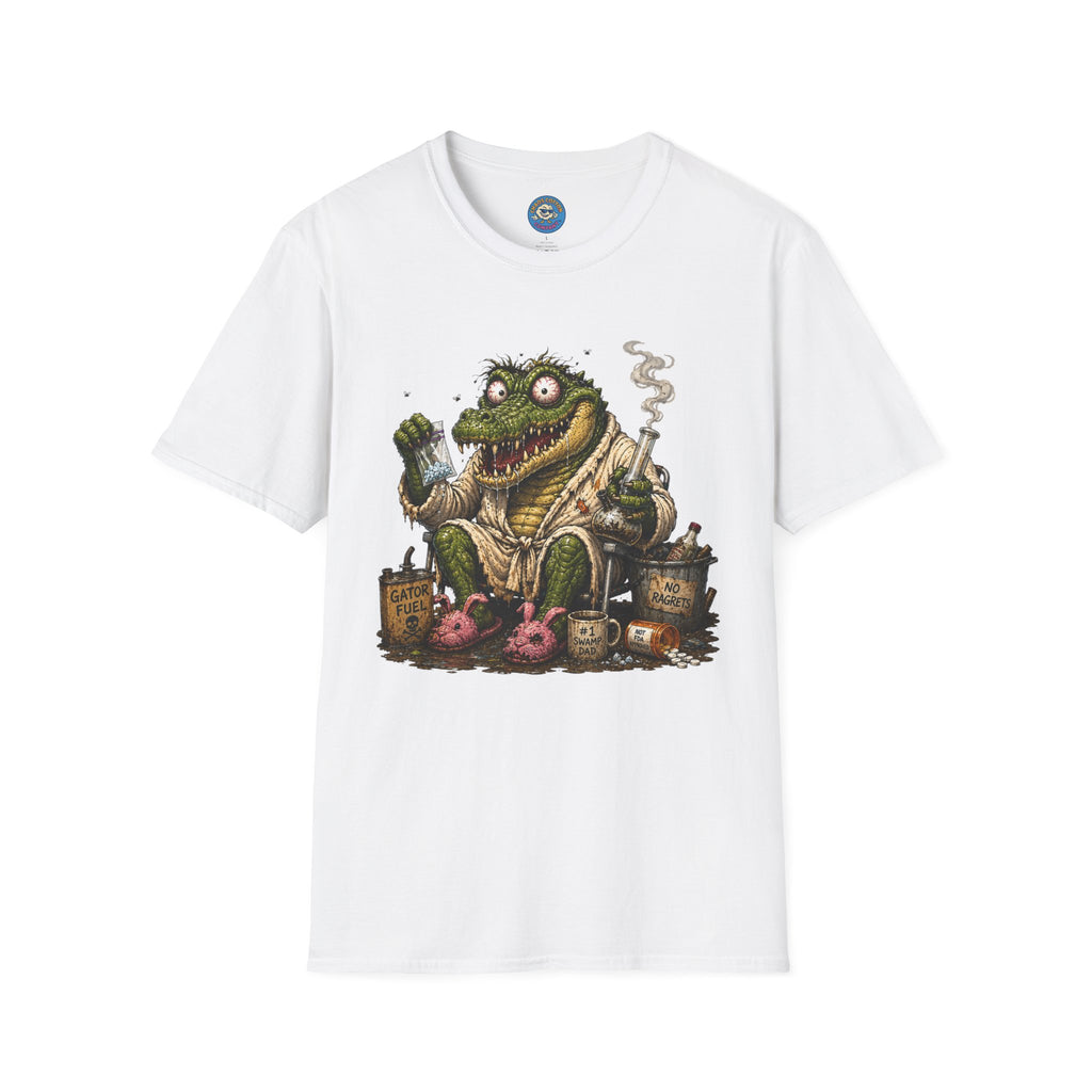 Gator Monster Smoking Pipe T-Shirt