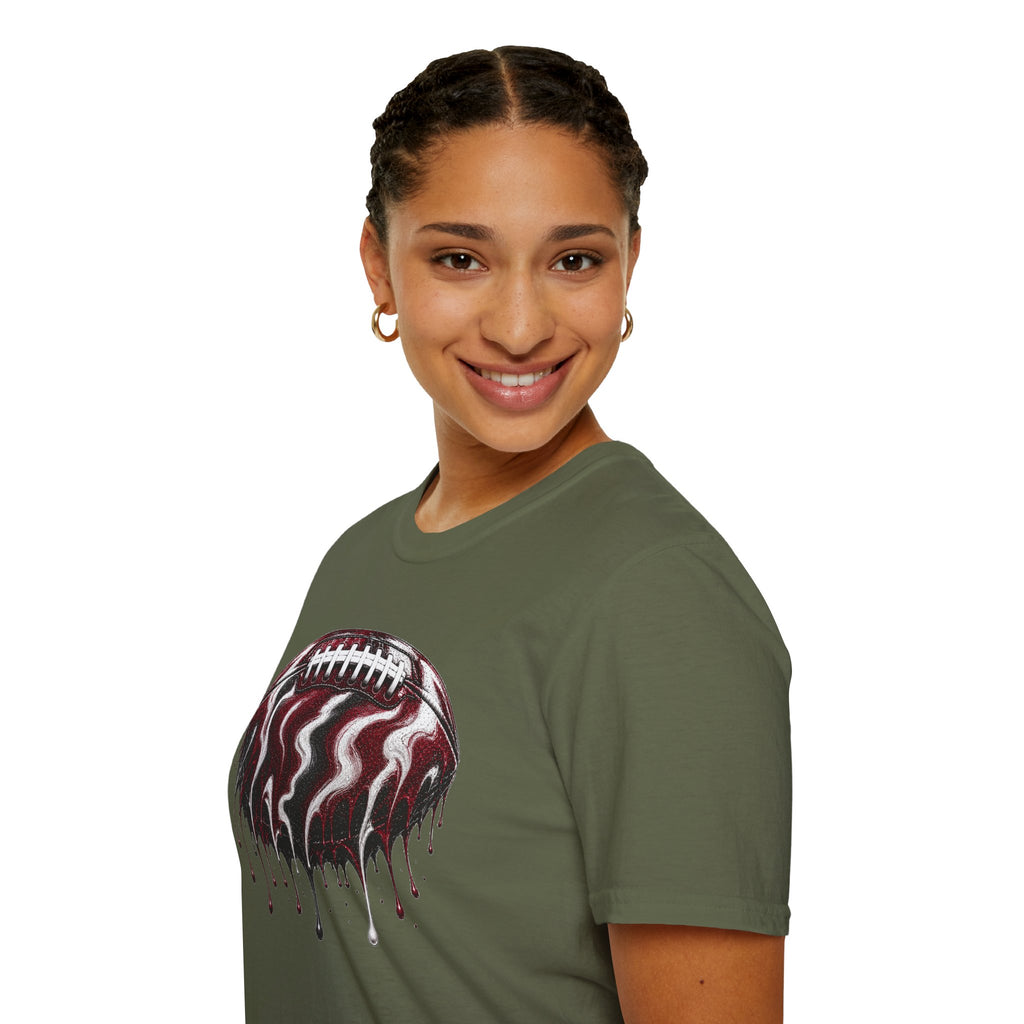South Carolina Gamecocks Drip Football T-Shirt