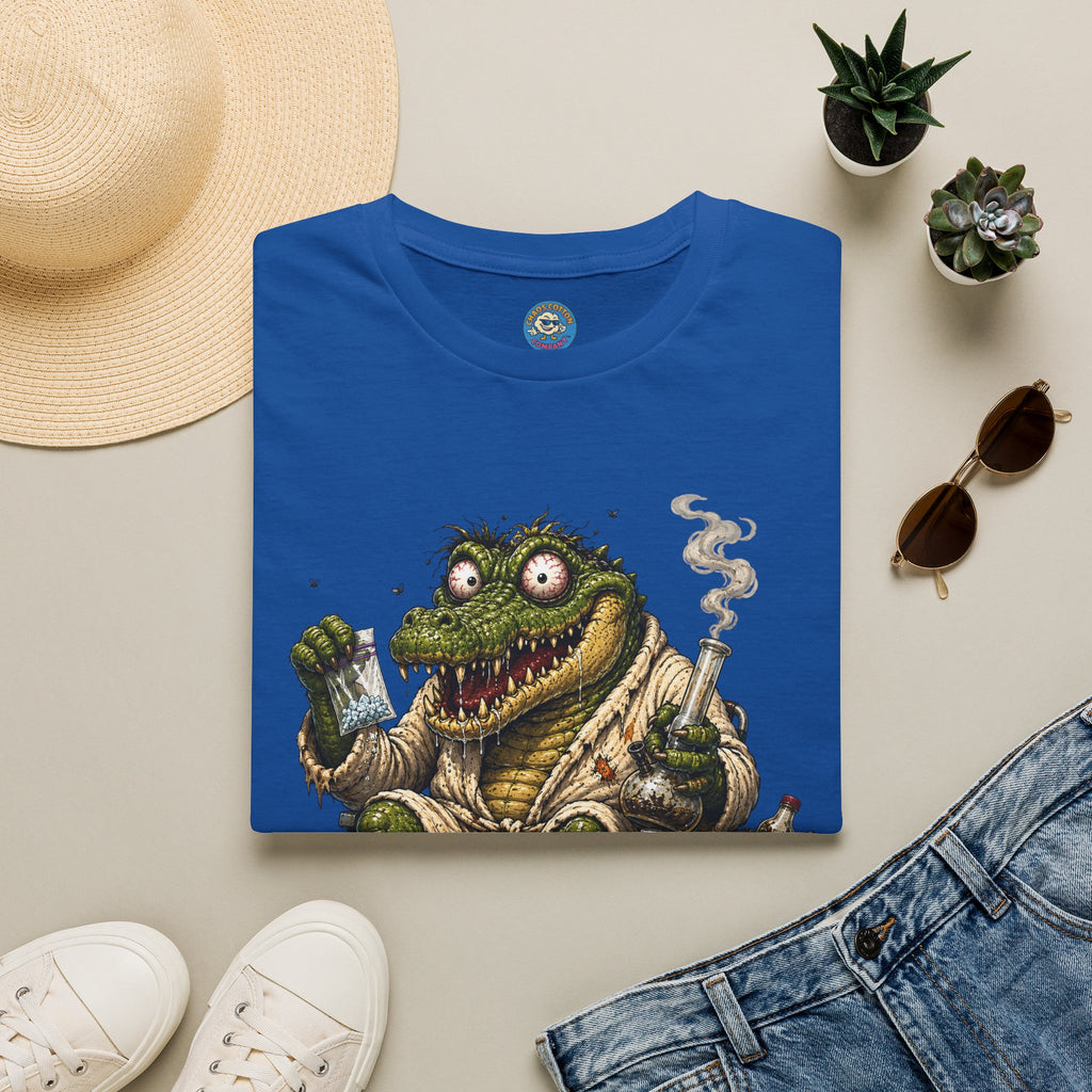 Gator Monster Smoking Pipe T-Shirt