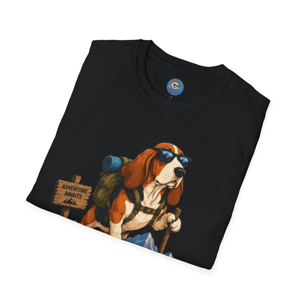 Hiking Basset Hound T-Shirt