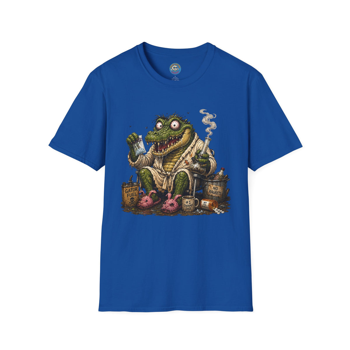 Gator Monster Smoking Pipe T-Shirt