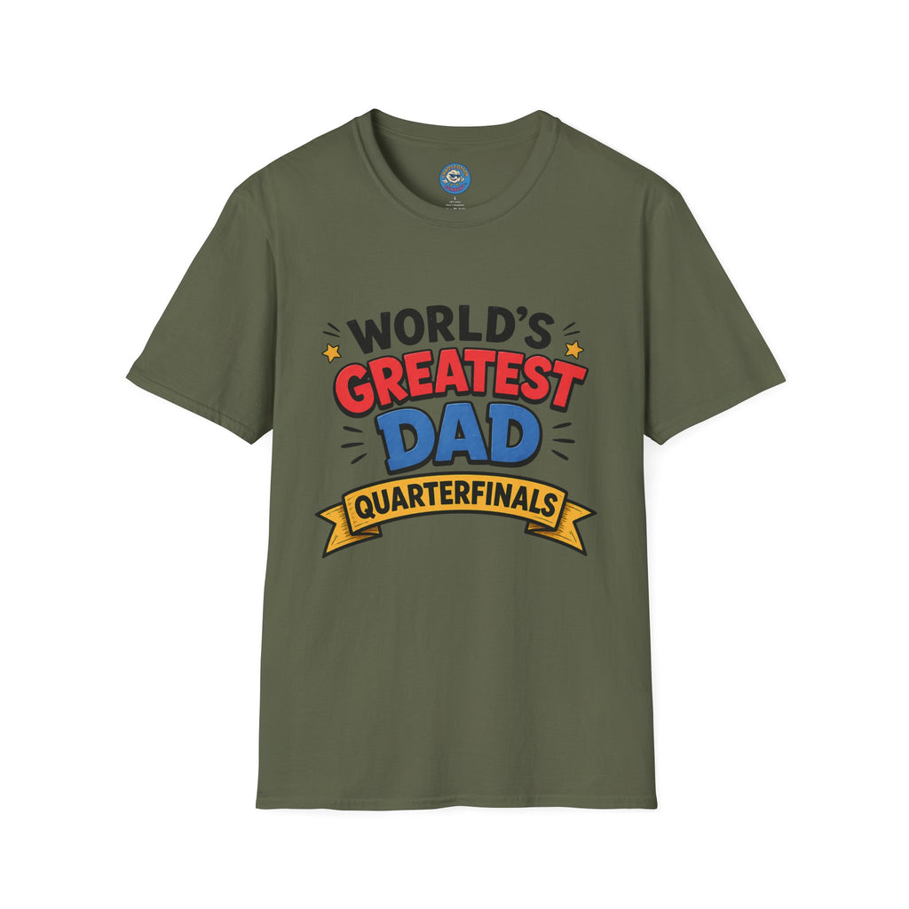 World's Greatest Dad Quarterfinals T-Shirt