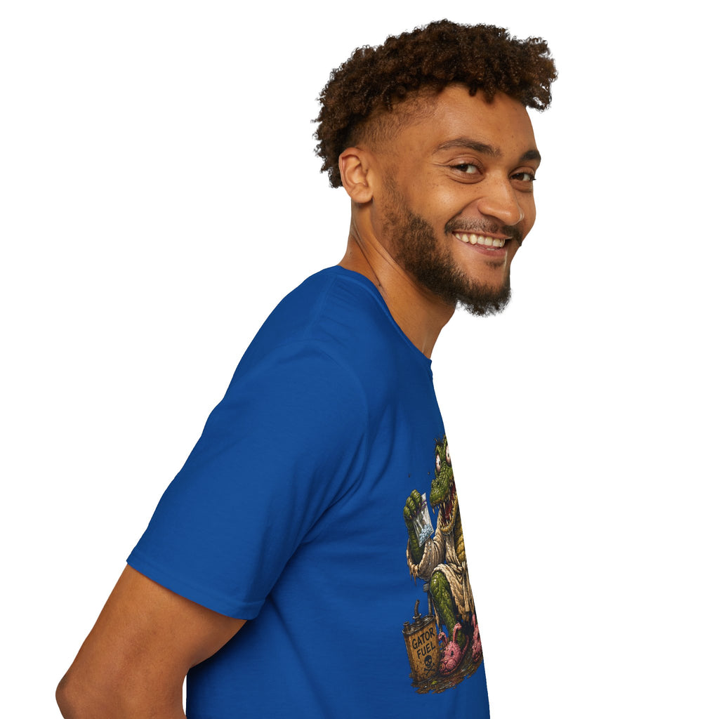 Gator Monster Smoking Pipe T-Shirt