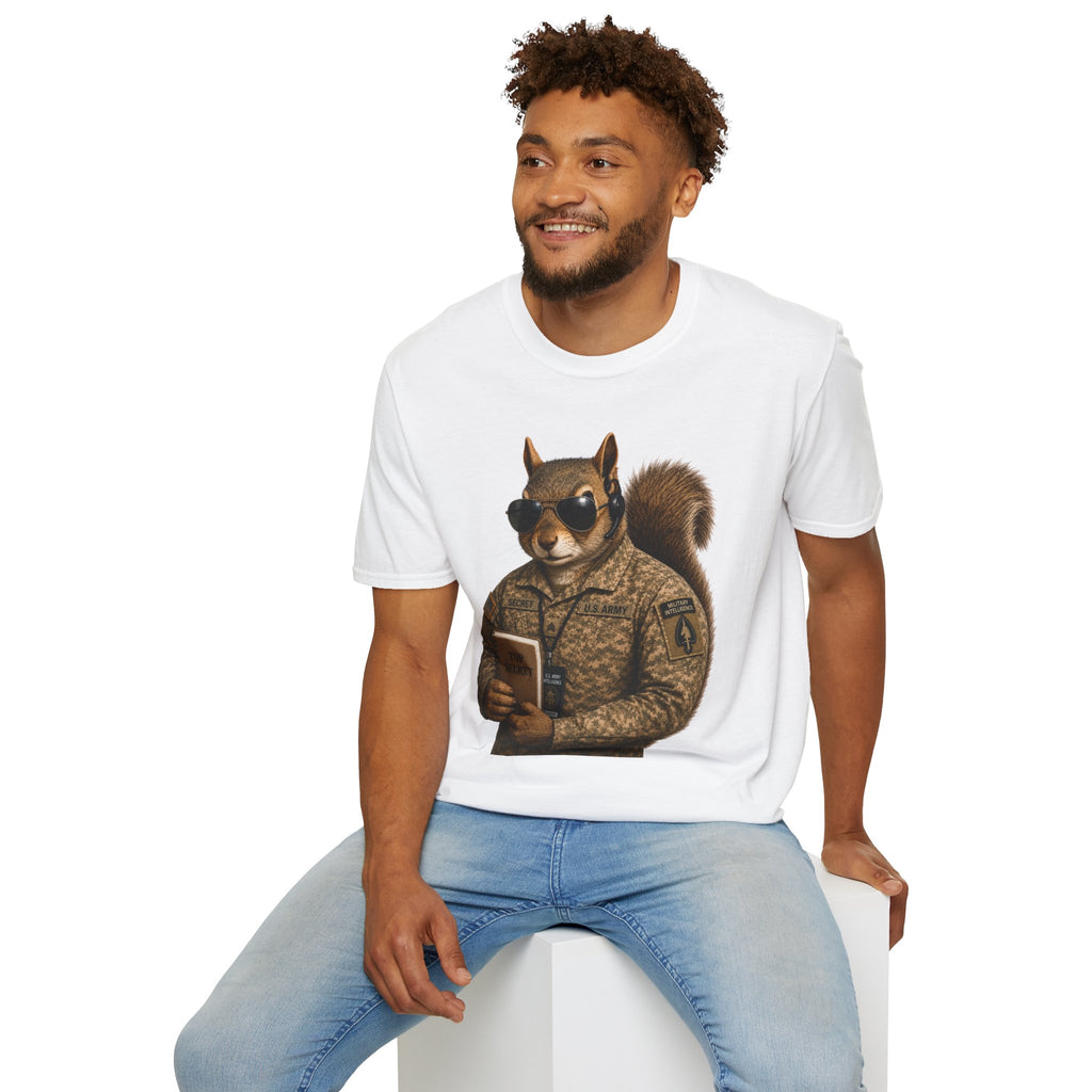 Secret Squirrel Military Intelligence Funny Tactical Squirrel Graphic