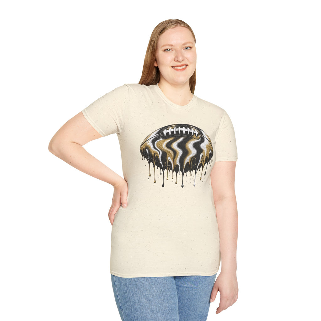 Vanderbilt Commodores Drip Football T-Shirt