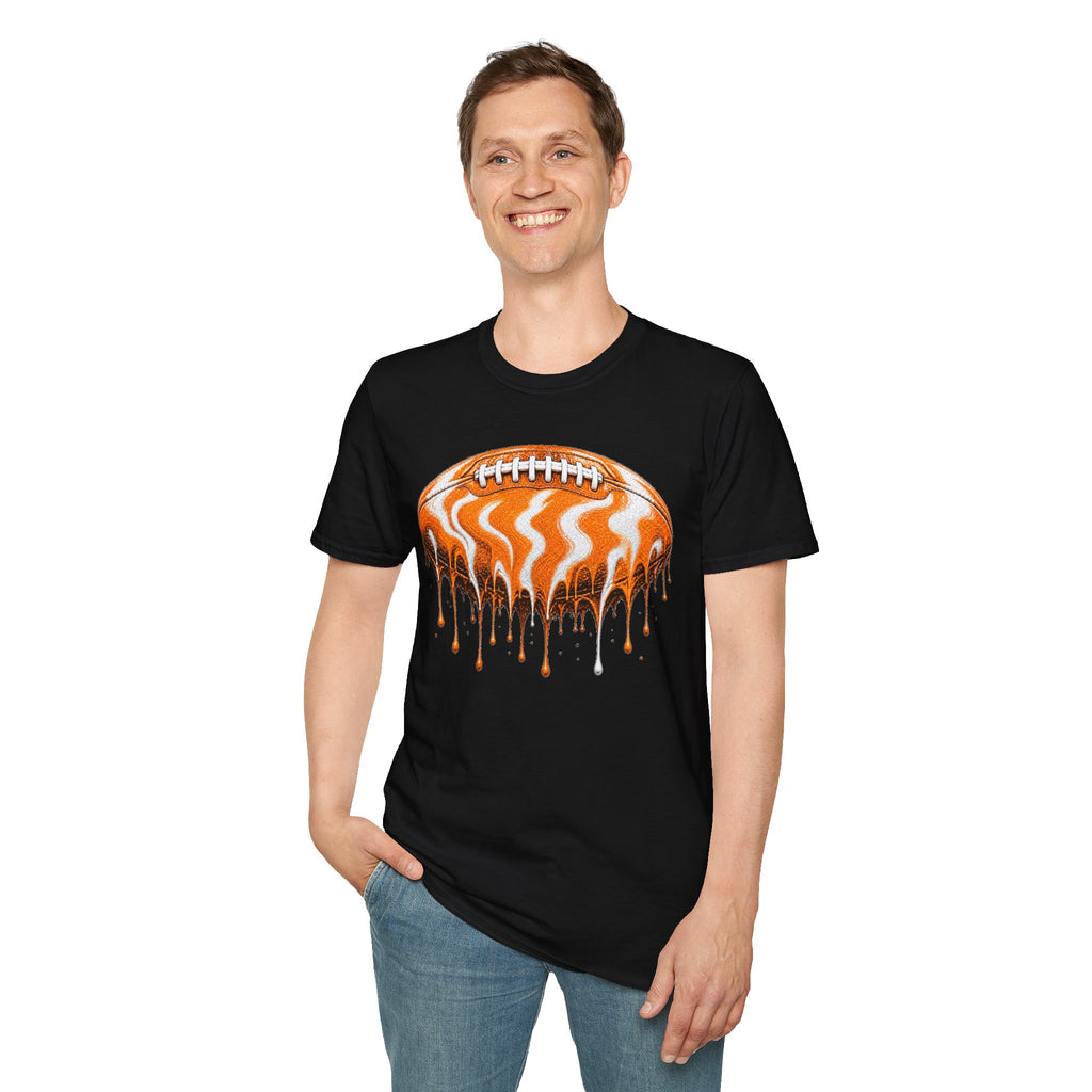 Tennessee Volunteers Drip Football T-Shirt