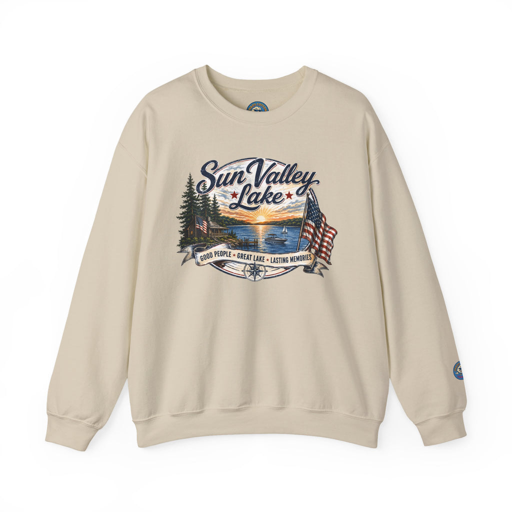 Sun Valley Lake Unisex Crewneck Sweatshirt
