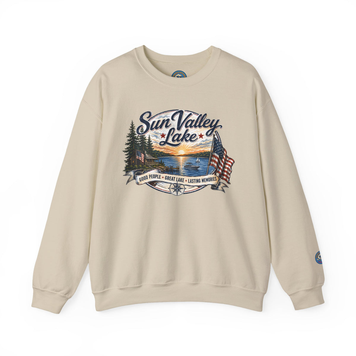 Sun Valley Lake Unisex Crewneck Sweatshirt