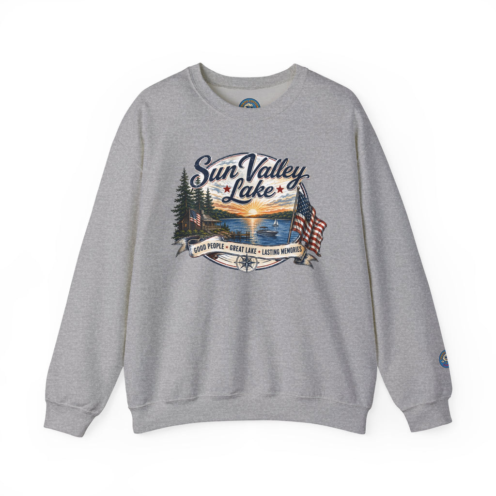 Sun Valley Lake Unisex Crewneck Sweatshirt