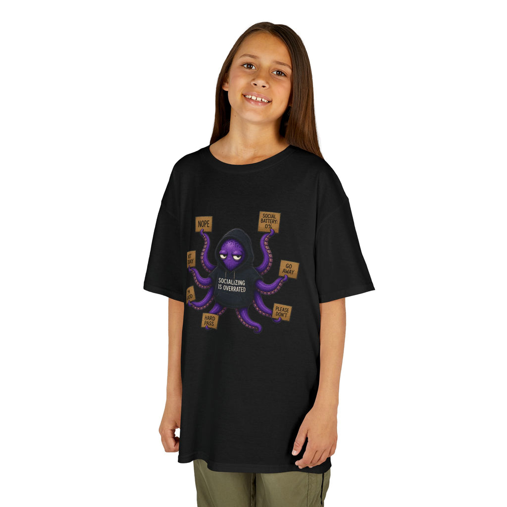 Anti-Social Octopus Kid's T-Shirt
