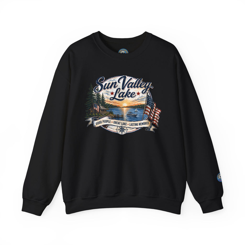 Sun Valley Lake Unisex Crewneck Sweatshirt