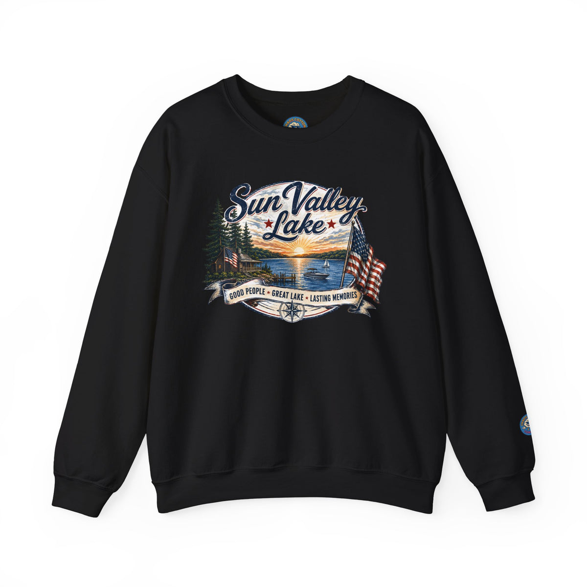 Sun Valley Lake Unisex Crewneck Sweatshirt