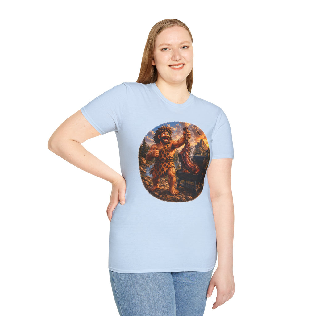 Caveman Grilling T-Shirt