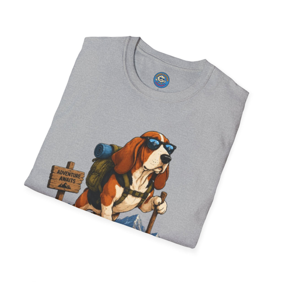 Hiking Basset Hound T-Shirt