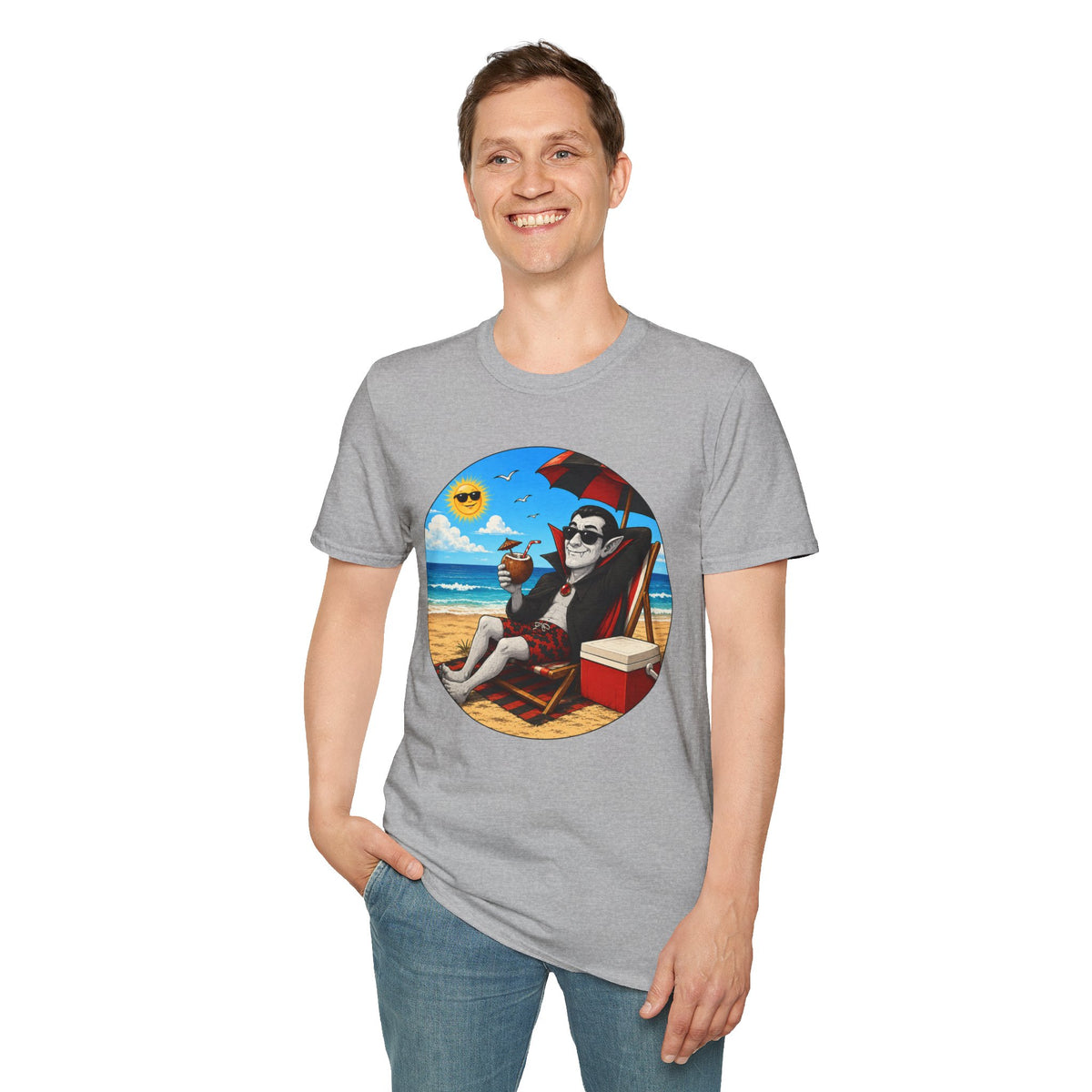 Relaxing Beach Vampire T-Shirt