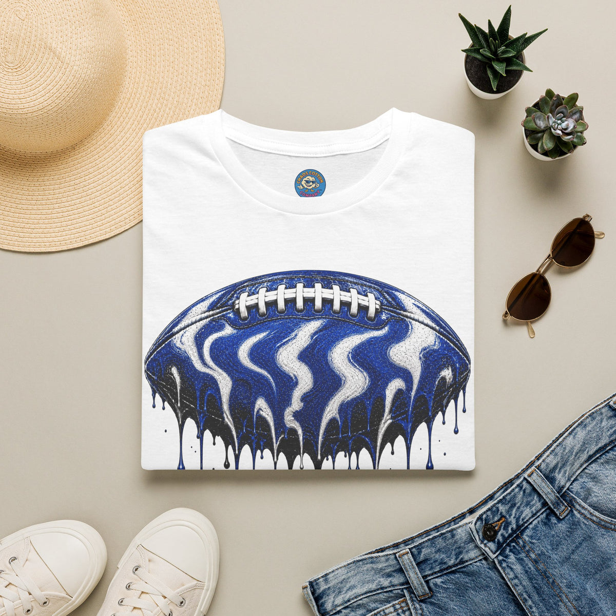 Kentucky Wildcats Drip Football T-Shirt