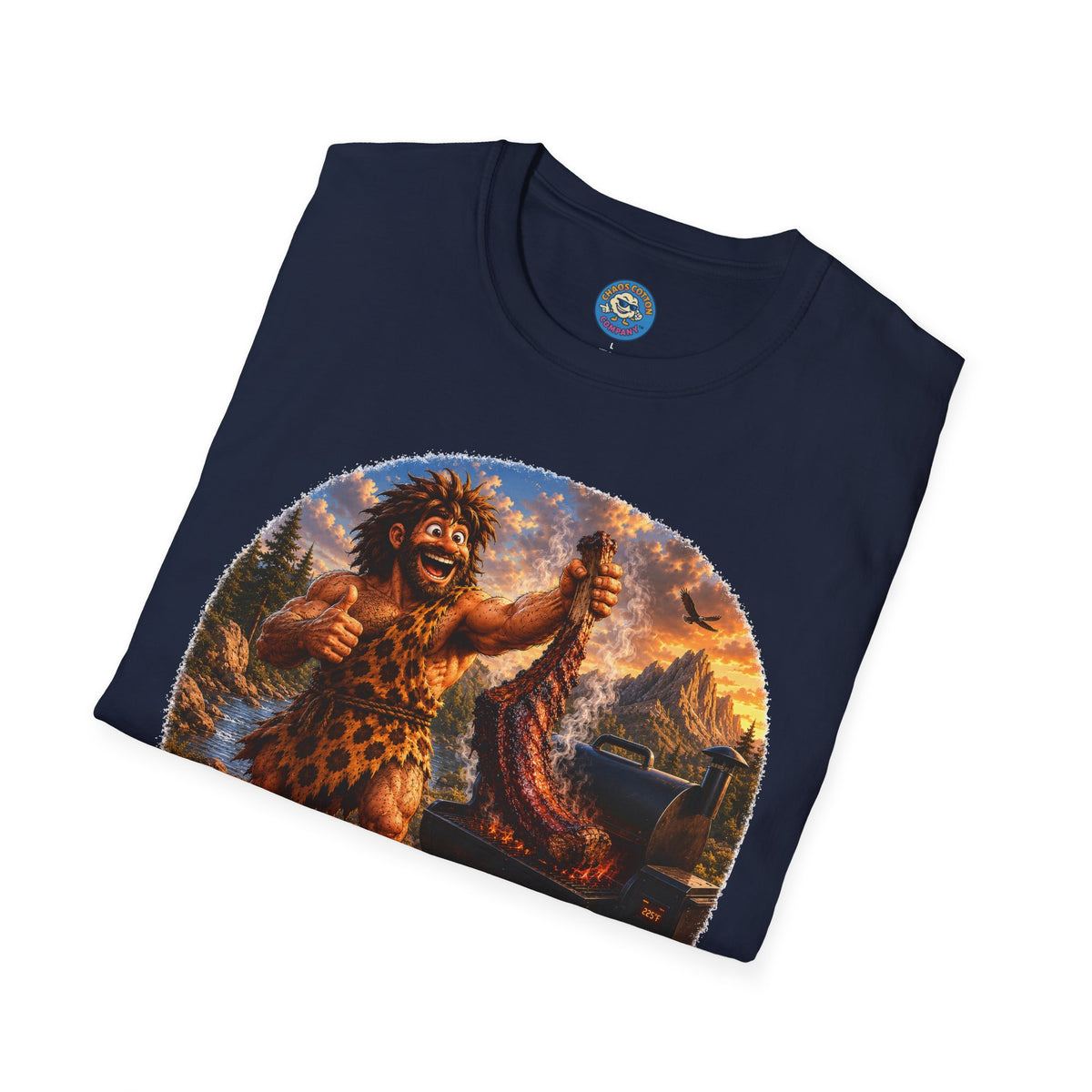 Caveman Grilling T-Shirt