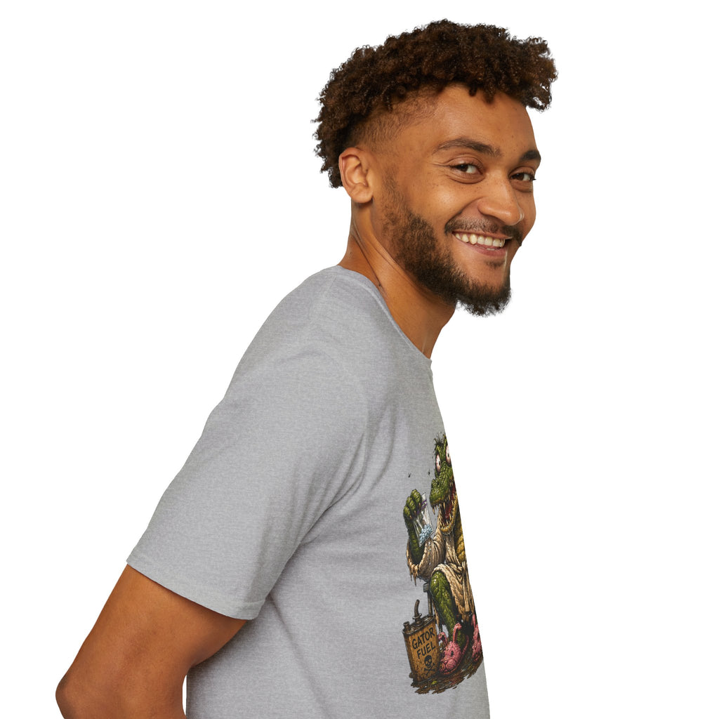 Gator Monster Smoking Pipe T-Shirt