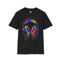 Rainbow Drip Headphones T-Shirt