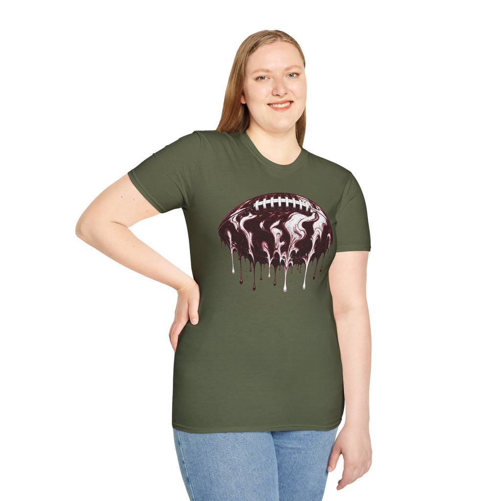 Mississippi State Bulldogs Drip Football T-Shirt