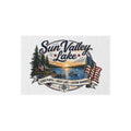 Sun Valley Lake Outdoor Rug - Rustic Lake House & Patio Decor