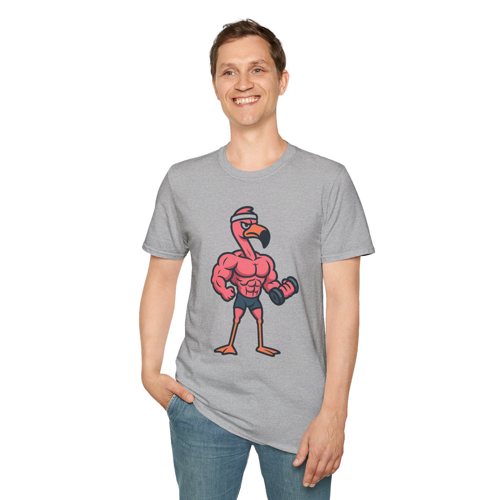 Skipping Leg Day Flamingo T-Shirt