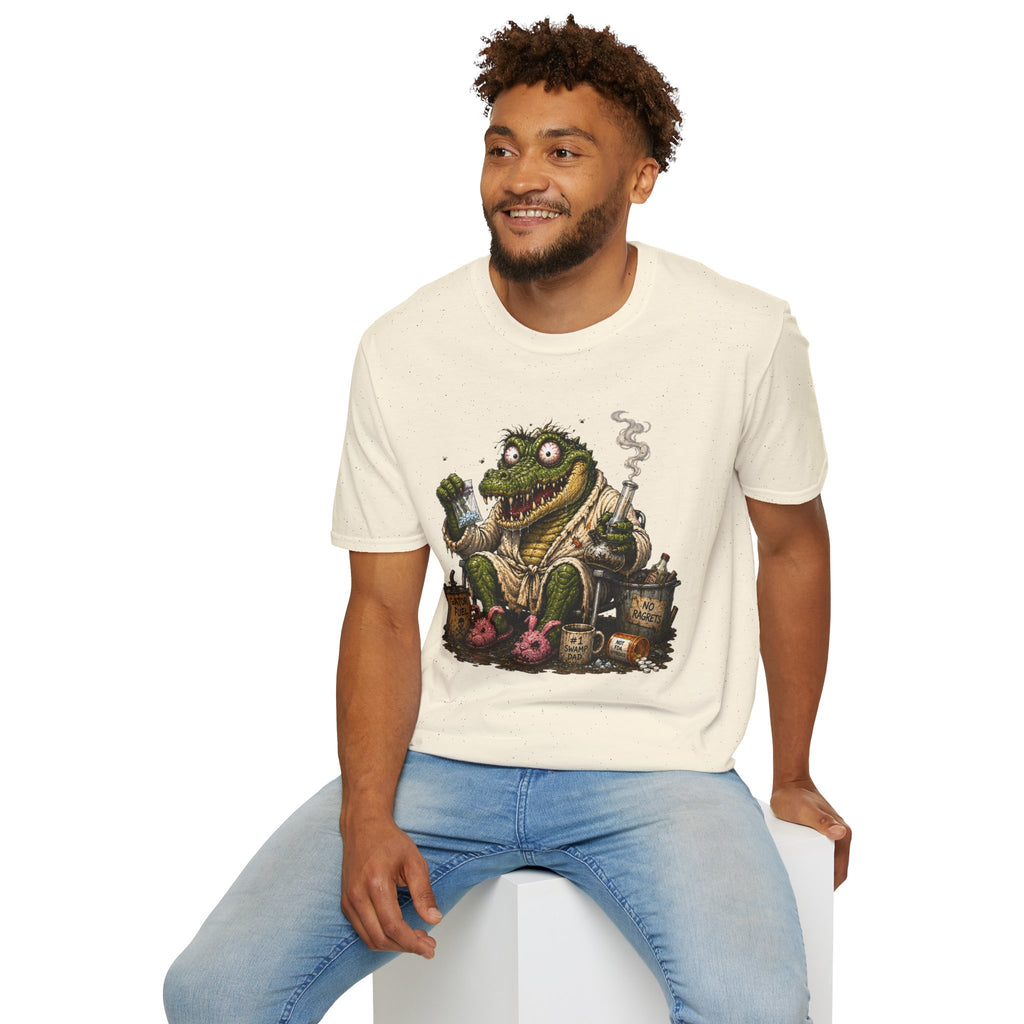 Gator Monster Smoking Pipe T-Shirt