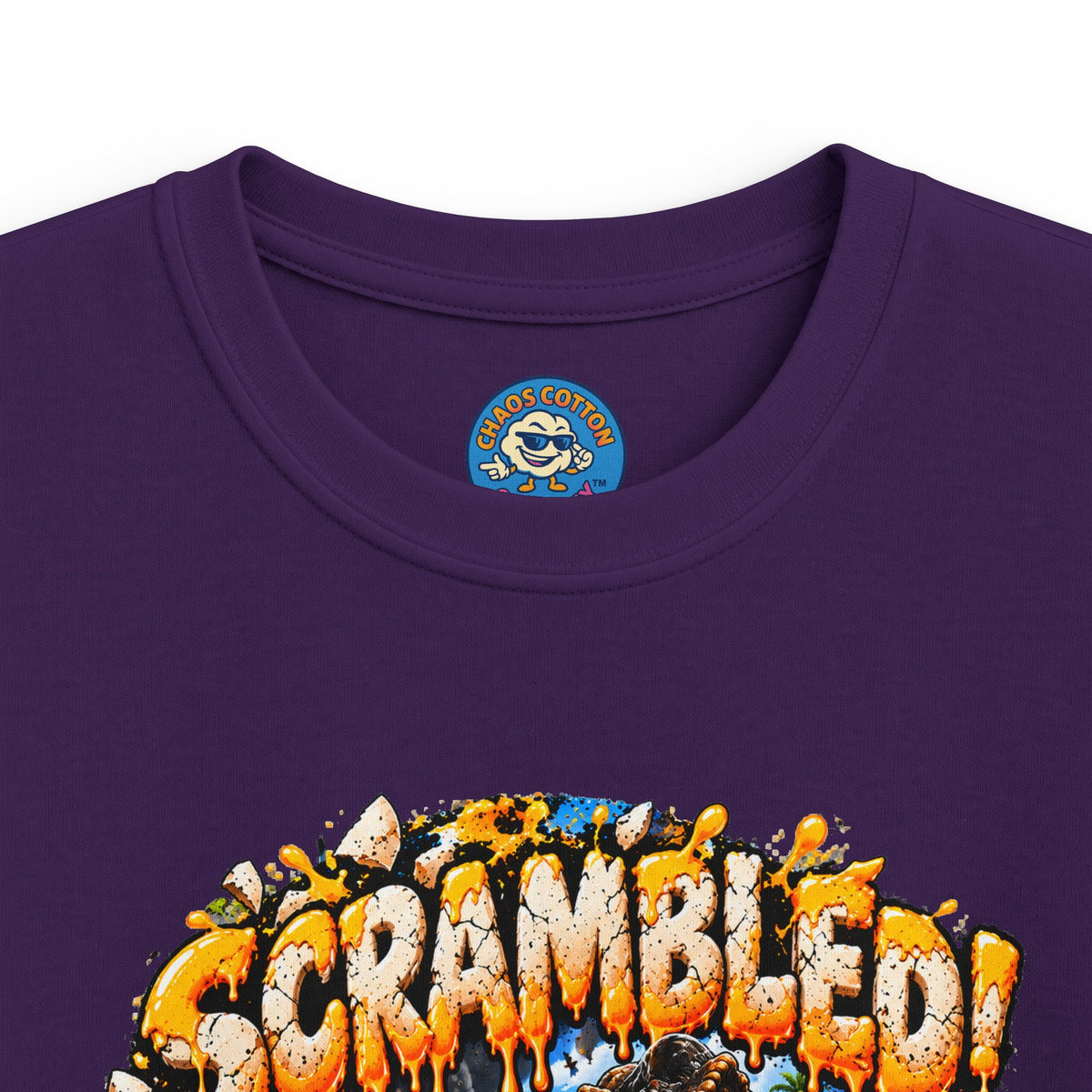 Greg the Egg "Scrambled Dinosaur" Kids T-Shirt