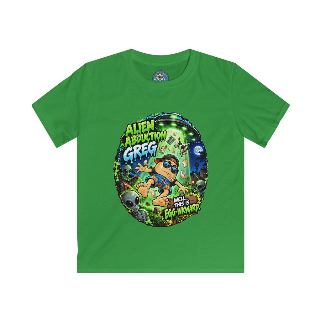 Greg the Egg "Alien Abduction" Kids T-Shirt