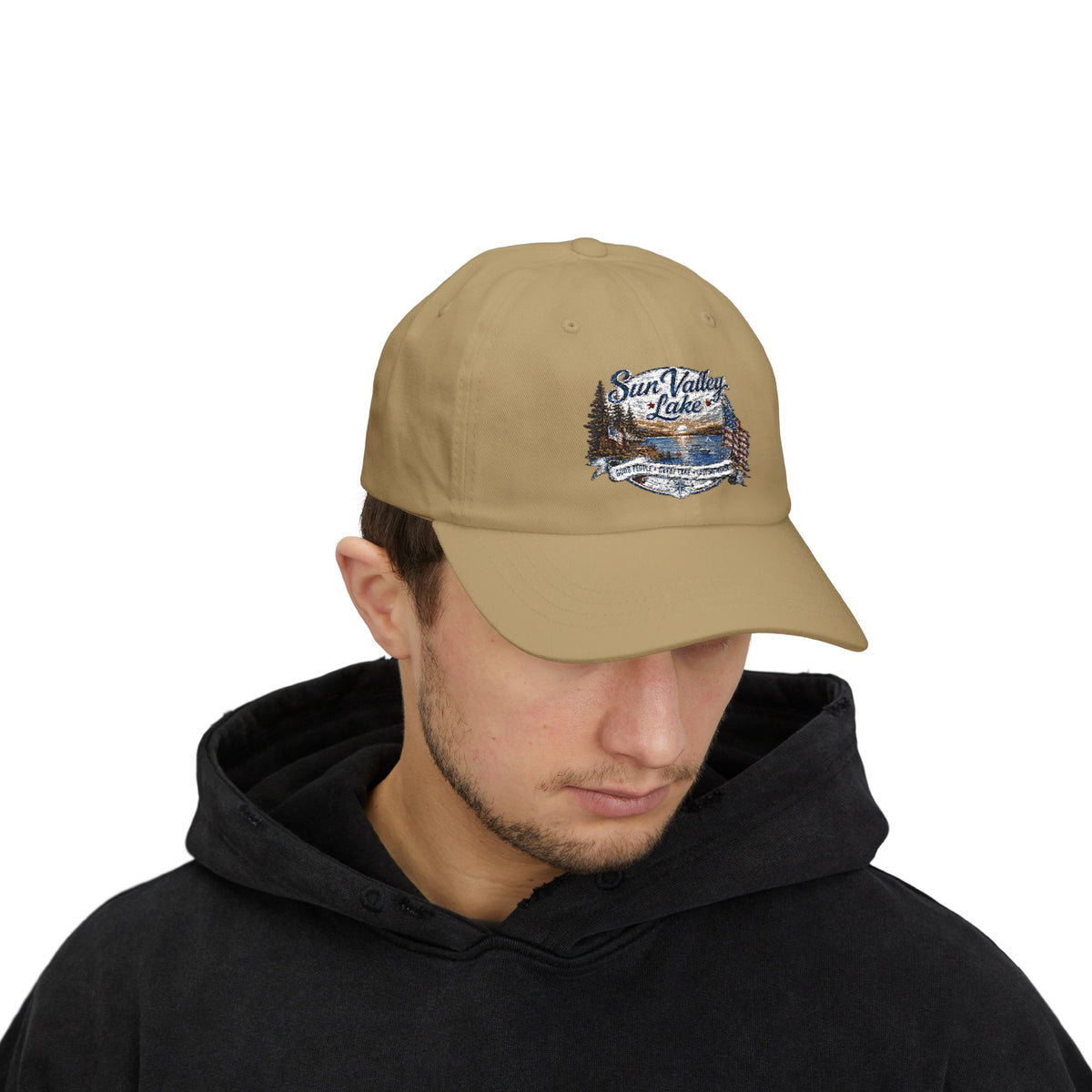 Sun Valley Lake Embroidered Cap - Adjustable Lake Life Hat