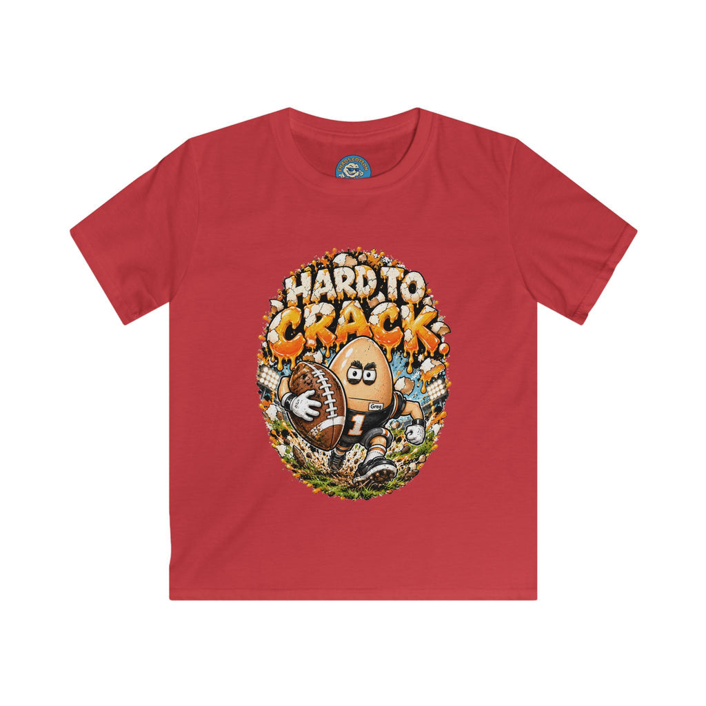 Greg the Egg "Hard to Crack" Football Kids T-Shirt
