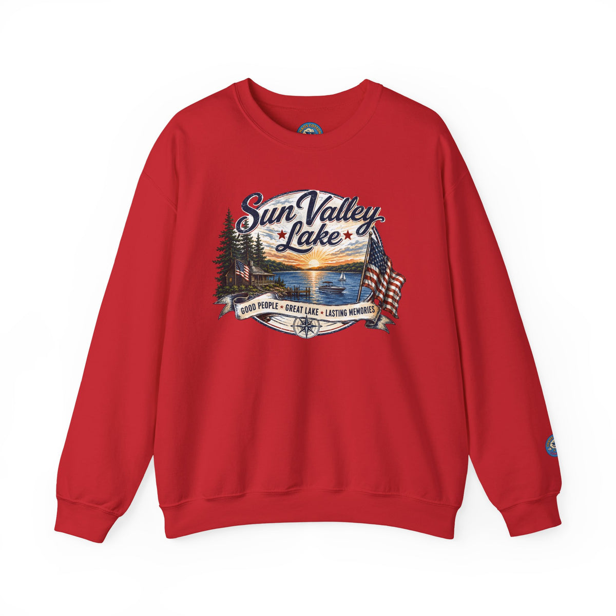 Sun Valley Lake Unisex Crewneck Sweatshirt