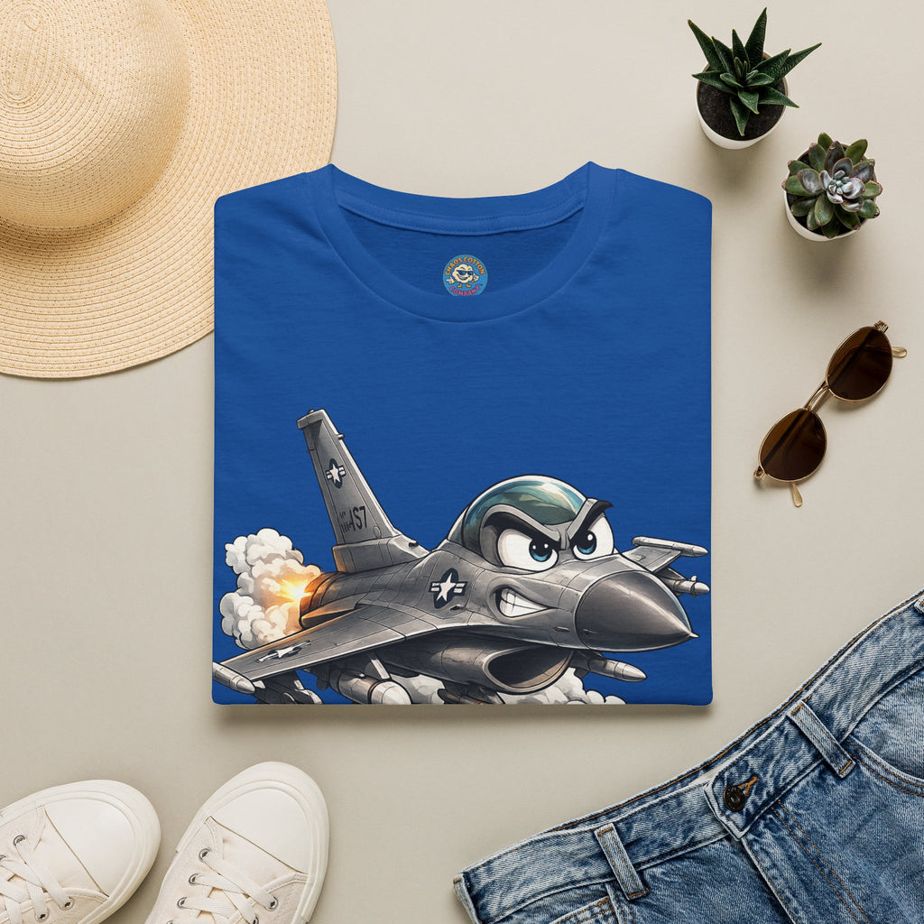 Cartoon Fighter Jet T-Shirt