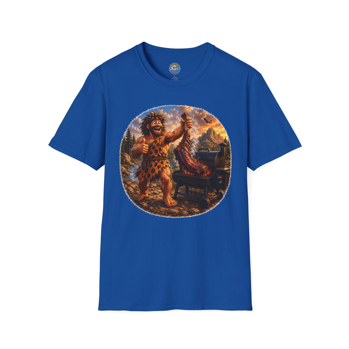 Caveman Grilling T-Shirt